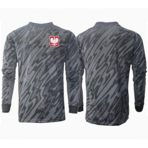 Maglia Calcio Polonia Portiere Seconda Divisa Europei 2024 Manica Lunga